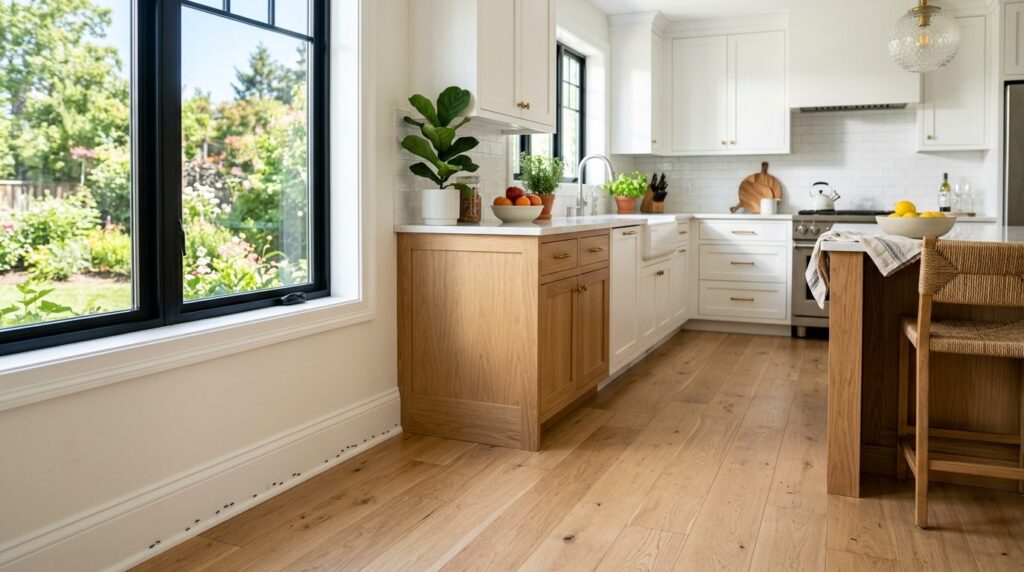 High quality stock photo of a modern kitchen interior during