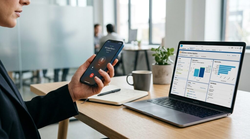 Close-up of business professionals hand holding smartphone 