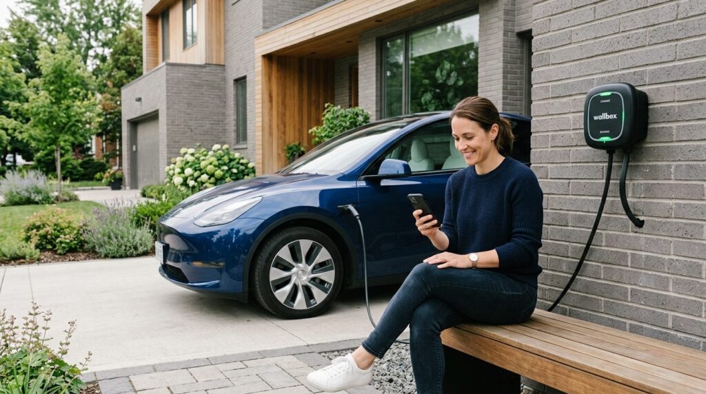 Realistic lifestyle image of a person checking their smartph